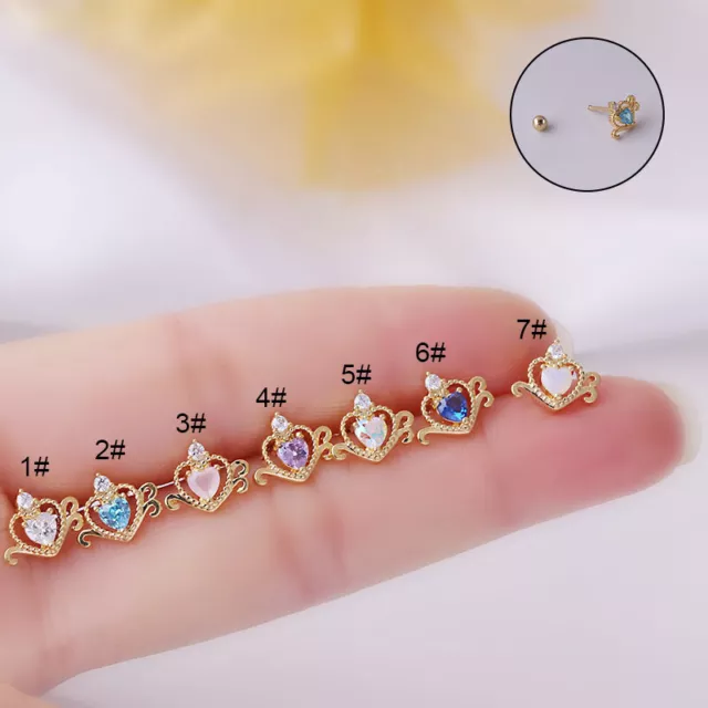 Stainless Steel Cartilage Stud Earring for Women Cartilage Helix Tragus Sc'SA