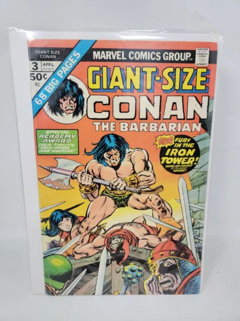 Conan The Barbarian Giant-Size #3 Gil Kane Cover Art *1975* 7.0