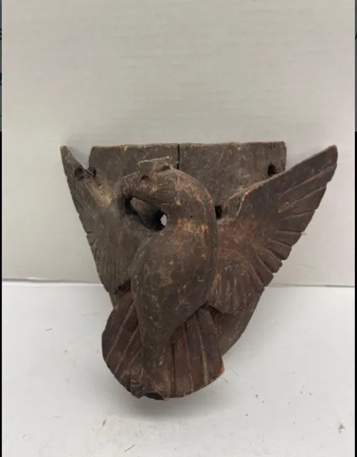 Early-Mid 20th Century Hand Carved Eagle Mask, Hidalgo-Mexico Region 2