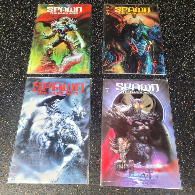 Spawn The Dark Ages #1 2 3 4   Image Comics 1999, NM Lot Of 4