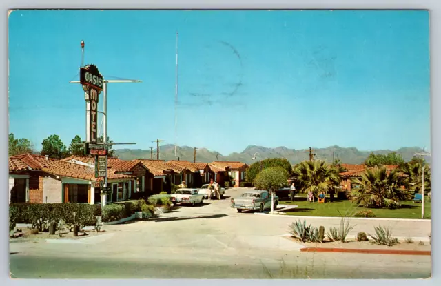 c1960s Oasis Motel Arizona Phoenix Highway 80, 89, 84 Vintage Postcard