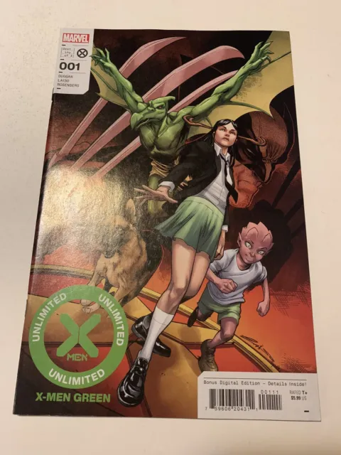 X-Men Unlimited: X-men Green #1 Marvel Comics 2022, NM (9.4)
