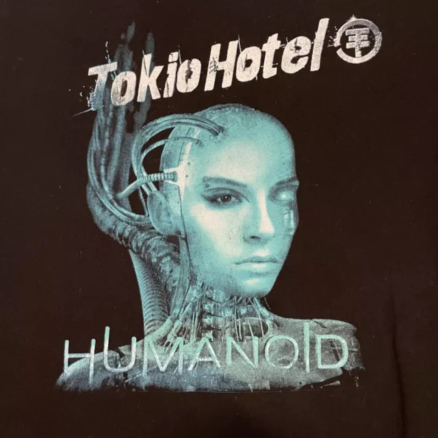 Tokio Hotel Humanoid Tour 2010 Exclusive Band Tee Limited Edition T shirt Black 2