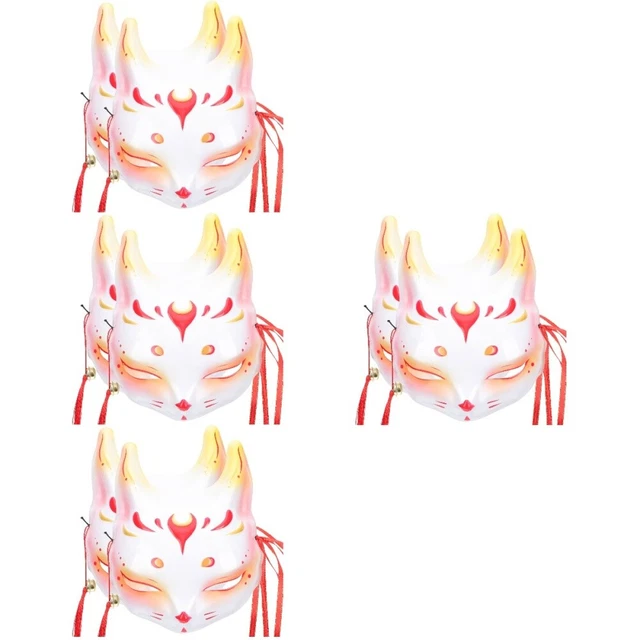 8 Pcs Maschera Da Ballo Pvc Accessori Per Costumi Gatto Di Carnevale