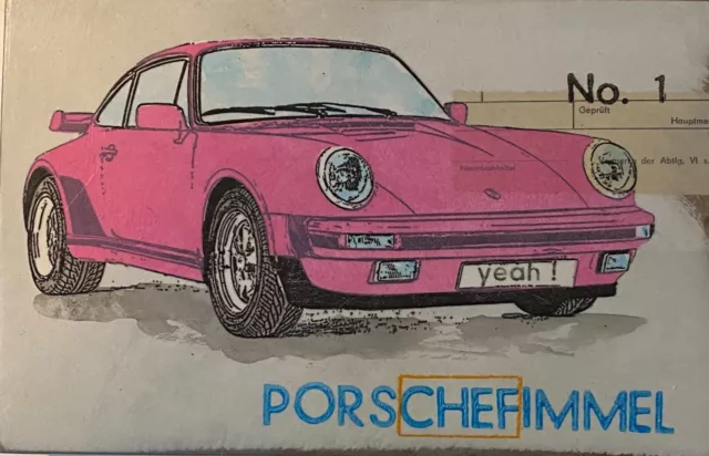 Jan M. Petersen PORSCHEFIMMEL - CHEF - YEAH Kunst, lustig/Objekt -  Geschenk