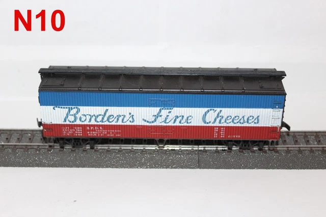 Roco H0 AHM Bordens Fine Cheeses US Güterwagen mit US Standard NMRA Kupplung