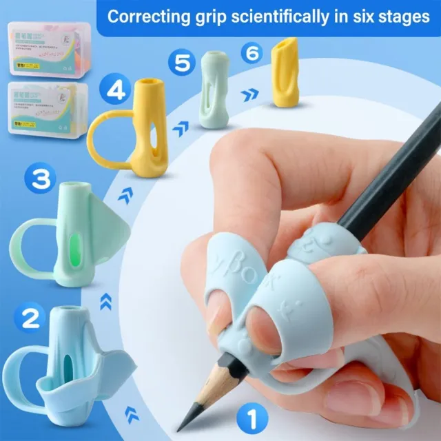 Ergonomic Silicone Pencil Grips Soft Silicone Grip Pen Artifact  Students