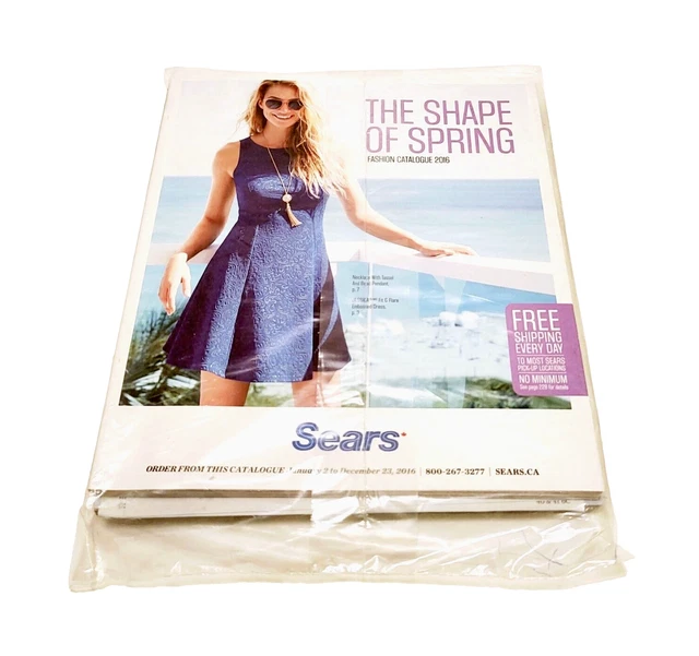 2016 SEARS CATALOG The Shape of Spring Fashion and Home Catalogs 2 in 1