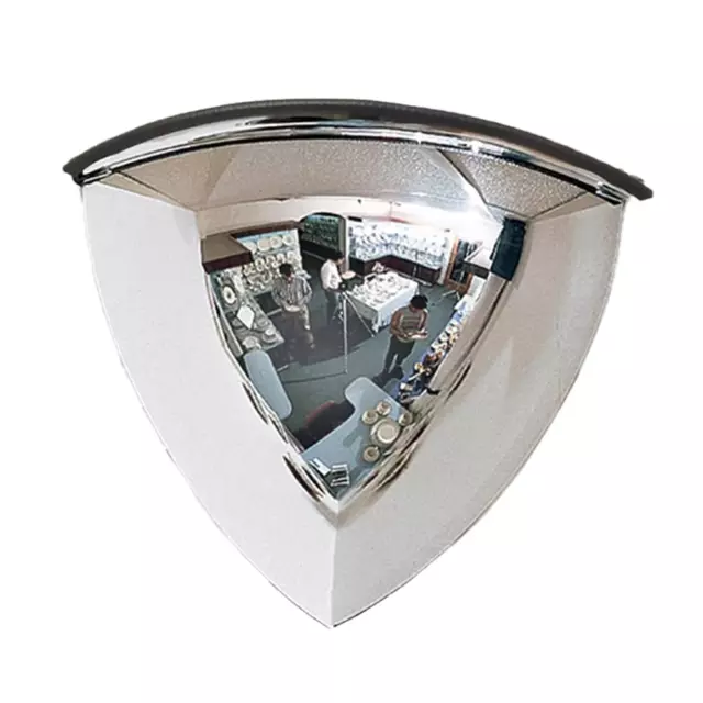 Quarter Dome Mirror Security and Safety Mirror (1/4 Dome, 90 Degree Viewing Angl