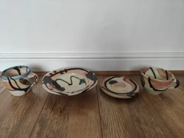 Collection Of Sandy Brown Pottery