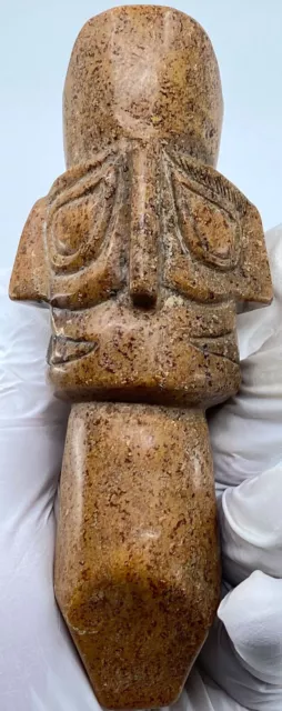 Ancient China Chinese HONGSHAN Sanxingdui JADE Head Figurine 3500-1150BC i119683
