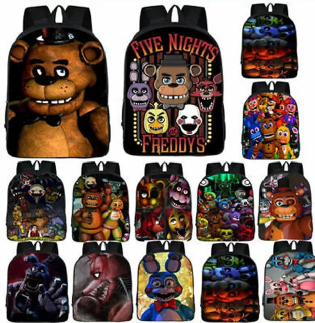 Five Nights At Freddy's Characters Backpack, FNAF Chica Foxy Bonnie 