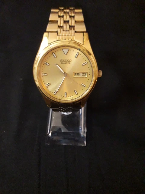Seiko SUR287 Orologio Uomo Al Quarzo - Quadrante Blu, Cinturino In Pelle, Cassa Acciaio 40,8 Mm