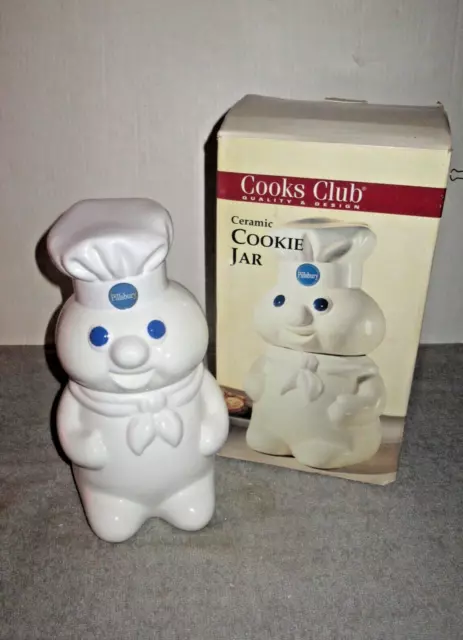 Vintage Pillsbury Doughboy 1988 Ceramic Poppin' Fresh Cookie Jar
