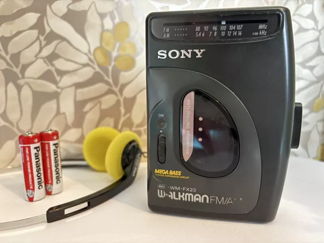 MANUTENZIONE Sony Walkman WM-FX23 NUOVO CINTURA Lettore Cassette Stereo Personale