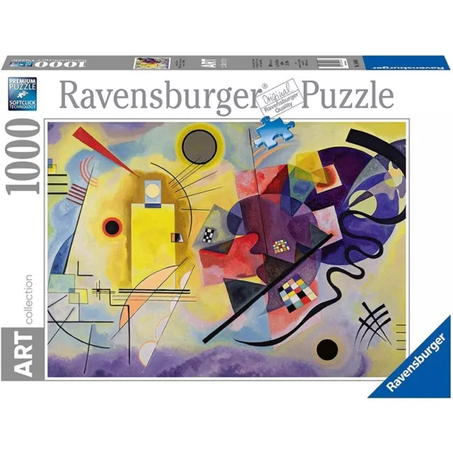 Puzzle 1000 Piezas Amarillo Rojo Azul