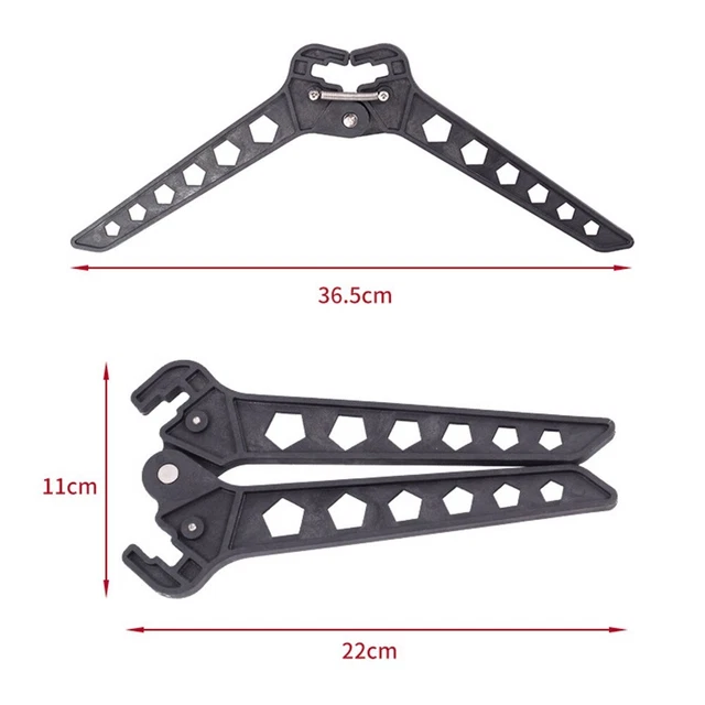 PETSTIBLE Cadre d'arc composite pour impression 3D, support à 3 pieds, support pour membres tir à l'arc (vert