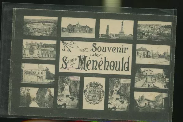 SAINTE MENEHOULD      ( la carte n est pas jaunie )