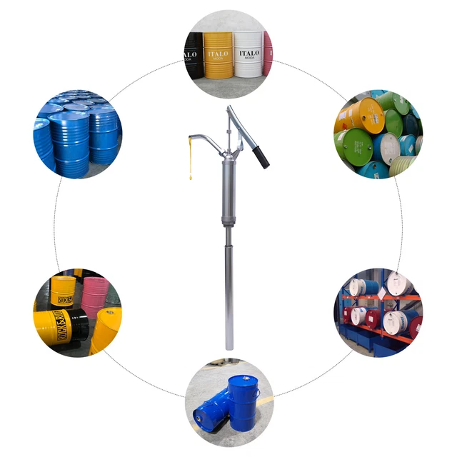 BARREL PUMP OIL Transfer Pump w/Telescopic Suction Tube for 3055gal