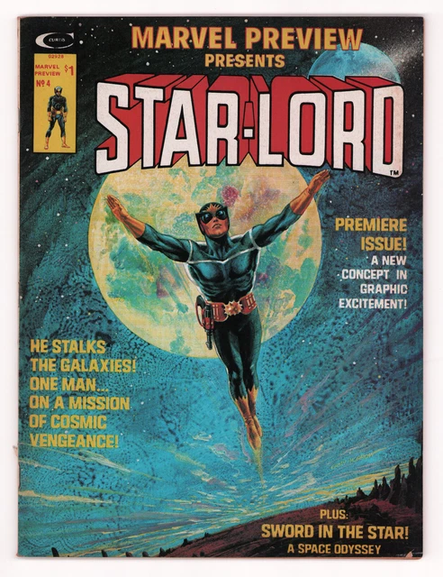 Marvel Preview #4, 1st APP STAR-LORD, BERNIE WRIGHTSON, Marvel 1976 FINE PLUS