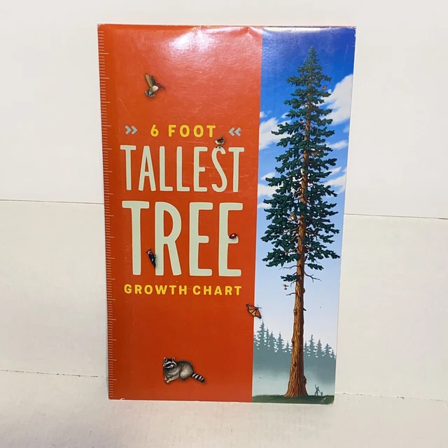 2004 Golden Gate National Parks Conservancy Tallest Tree 6 Foot Growth Chart