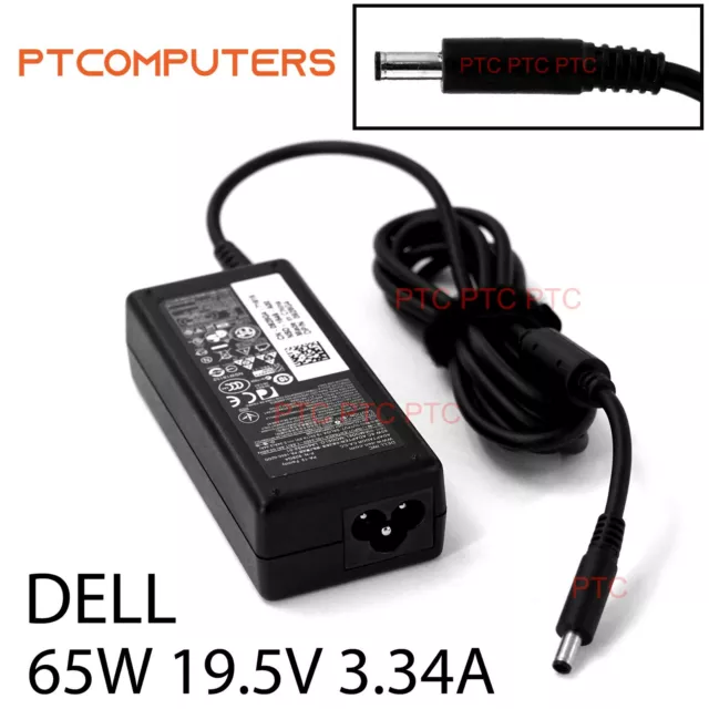 Original 65W 19.5V 3.34A For Dell Inspiron AC Adapter Charger PA-12 Family