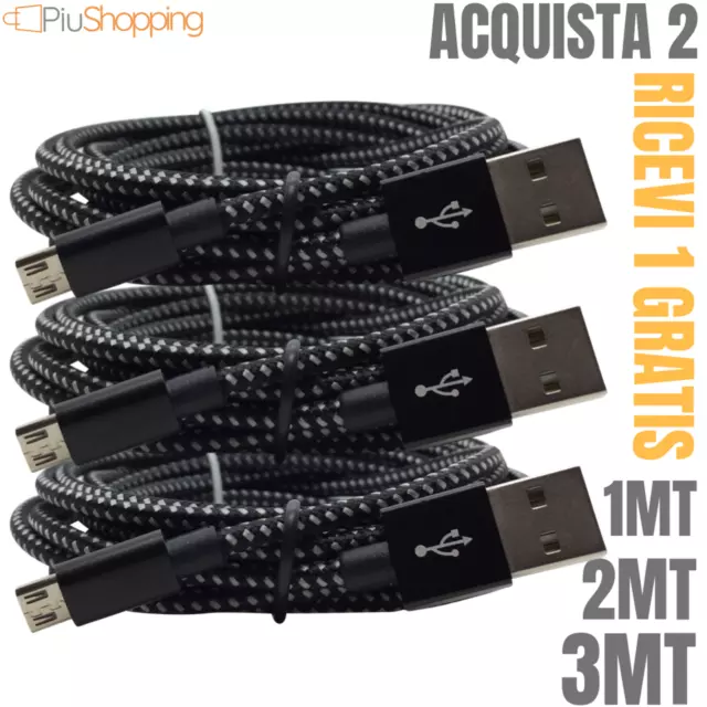 Cavo Dati Usb Ricarica Micro Usb Caricatore Per Samsung Huawei Xiaomi Lg Asus