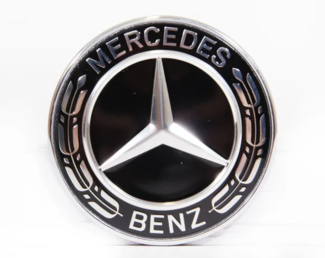 ORIGINAL MERCEDES BENZ Emblem Motorhaube schwarz SLK 170 auch AMG,  A0008171601 EUR 24,50 - PicClick FR