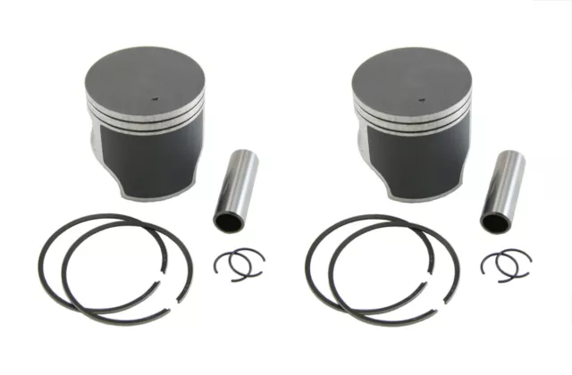 2 SPI Standard Bore Piston Kits for Polaris 600 Snow fits Some 2010-2017 77.25mm