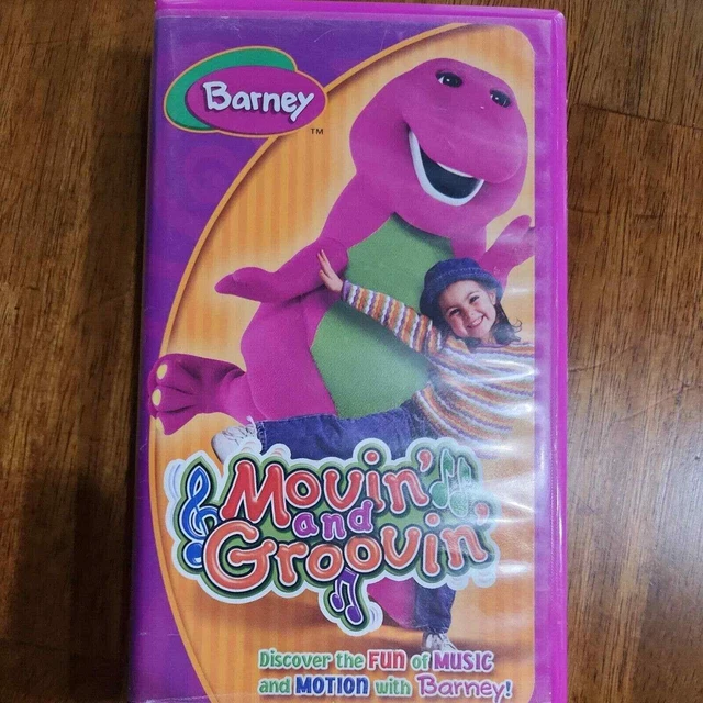 BARNEY S MOVIN Groovin VHS Video Tape Kids Sing Along Songs Rare barney-s-movin-groovin-vhs-video-tape-kids-sing-along-songs-rare