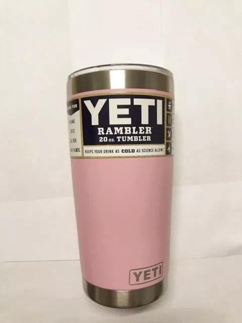New For Yeti Rambler 20oz Stainless Steel Vacuum Insulated Tumbler Pink