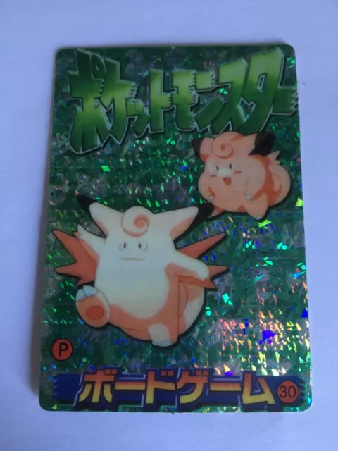 Pokemon Holo Foil ""Clefable #30 - Nestoking #34"" Bandai Topps 1999 Card Cards
