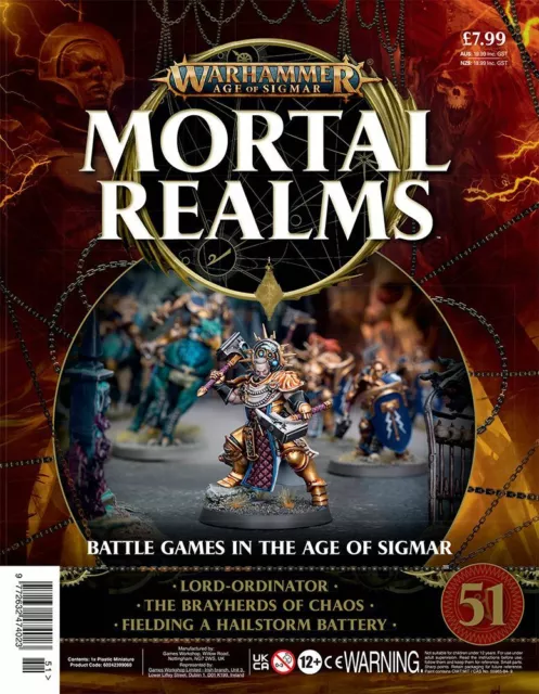 Warhammer Age of Sigmar Mortal Realms rivista numero 51 - NO MODELLI