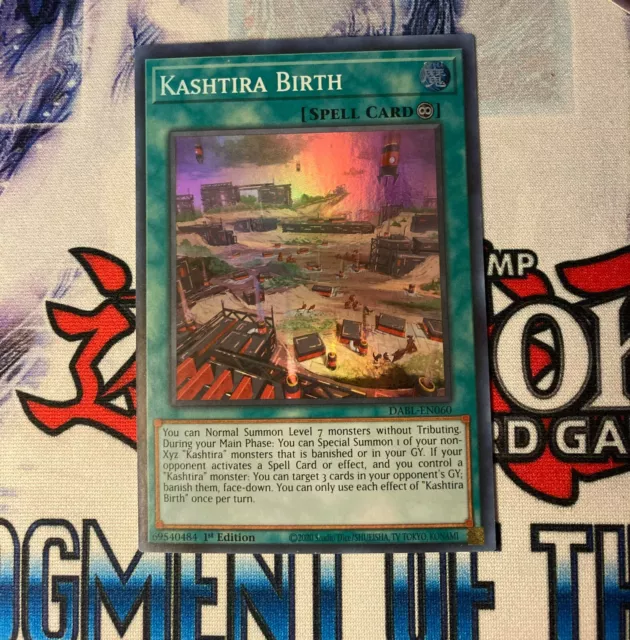 Yu-Gi-Oh! Kashtira Birth - Super Rare DABL-EN060 - 1st Edition Near Mint