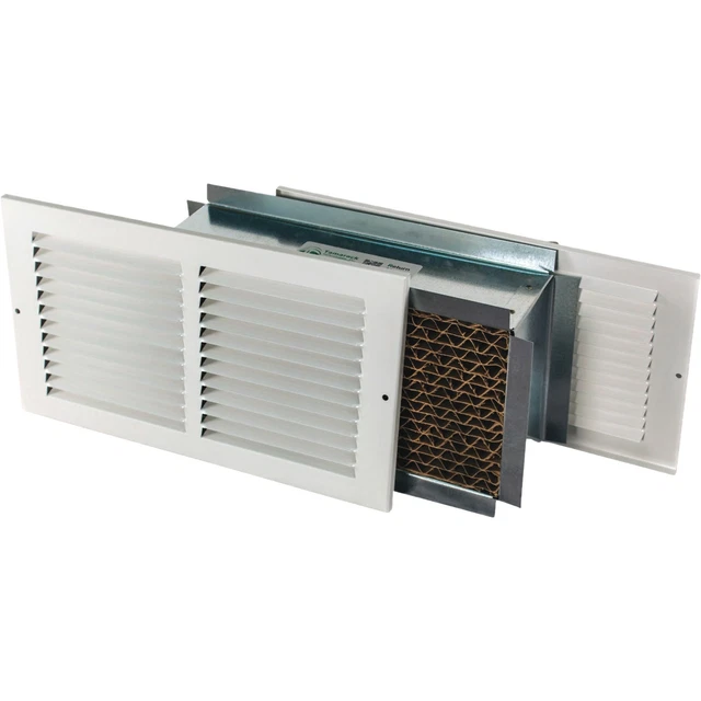 Tamarack Wall Return Air Pathway- White 12inWx4inHx3 1/2inD Model# TTI-RAPR12.4
