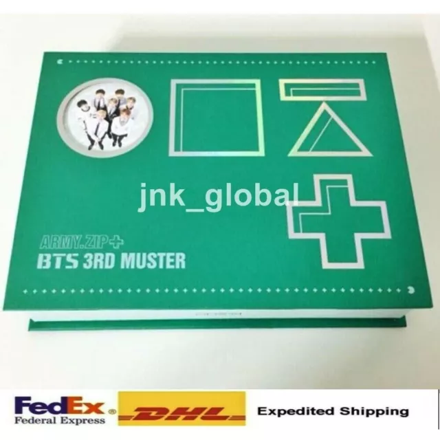 BTS 3rd Muster Army Zip +Official DVD Full Set 3 Disc + NO Photo Card +Express