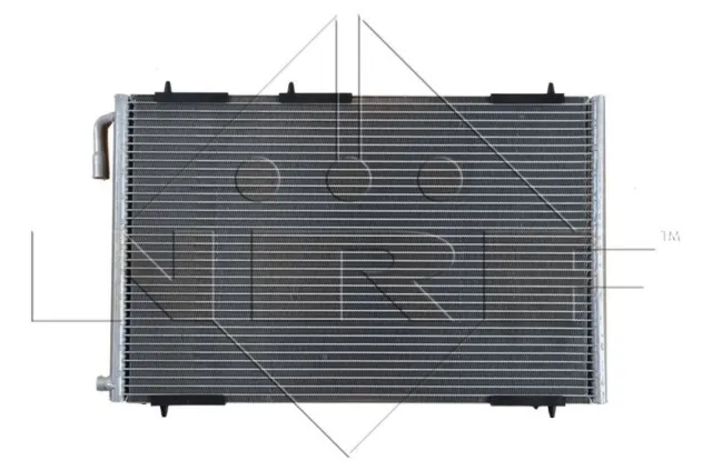 NRF EASY FIT Condenseur climatisation Condenseur De Clim 35836 Aluminium