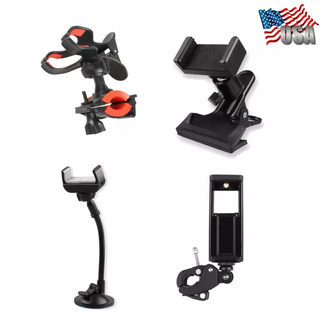 Guitar Sidekick Mobile Cell Phone Holder Clip Clamp Mounts Stand Multi-style US