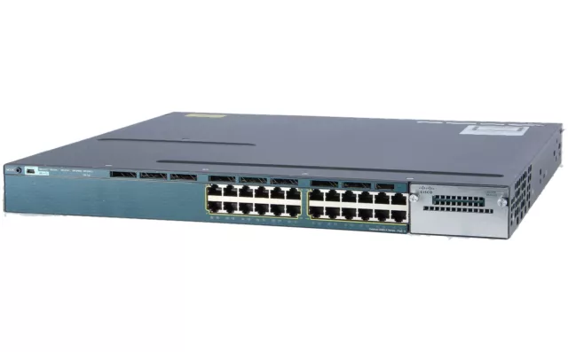 CISCO - WS-C3560X-24P-S - Catalyst 3560X 24 Port PoE IP Base 2