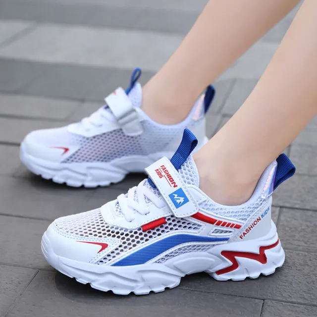 Kids Boys Trainers Girls Sports Shoes Running Comfy School Casual Sneakers Size