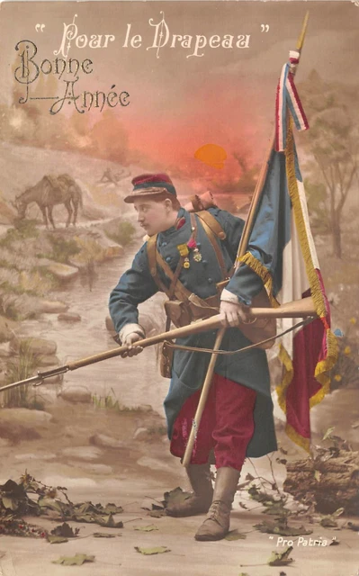 CPA Carte Postale Patriotique (237938