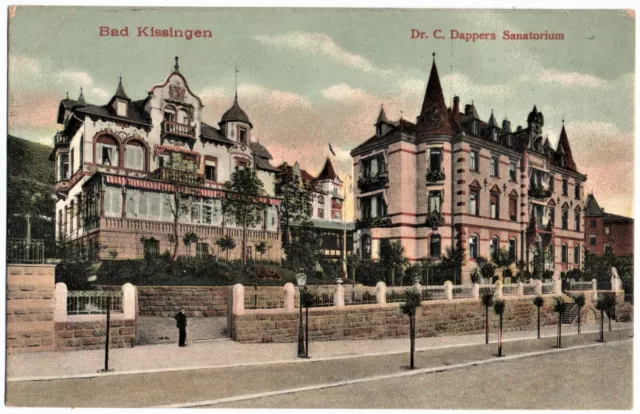 alte Ak Bad Kissingen, Dr. C.Dappers Sanatorium, ungelaufen 1906