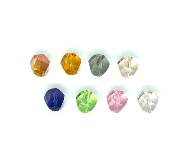 10 mm HELIX beads #5020 Beads 6 Pcs Genuine Swarovski® Crystal. Choose Color