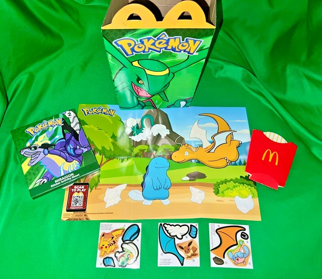 MCDONALDS POKEMON MIRAIDON Sticker Activity Sheet And Cards Happy Meal Toy  #2 $8.82 - PicClick AU