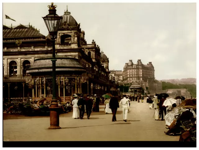 Angleterre. Yorkshire. Scarborough. The Spa. Vintage photochrom by P.Z, Photochr