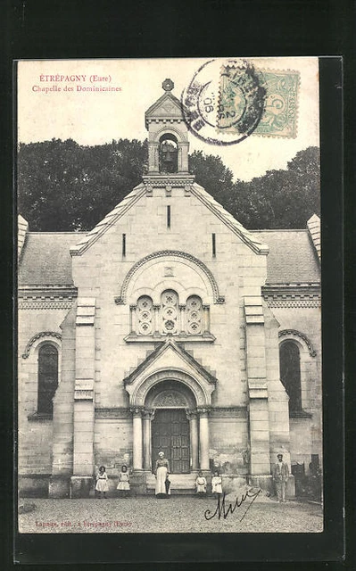 CPA Etrepagny, Chapelle des Dominicaines 1906