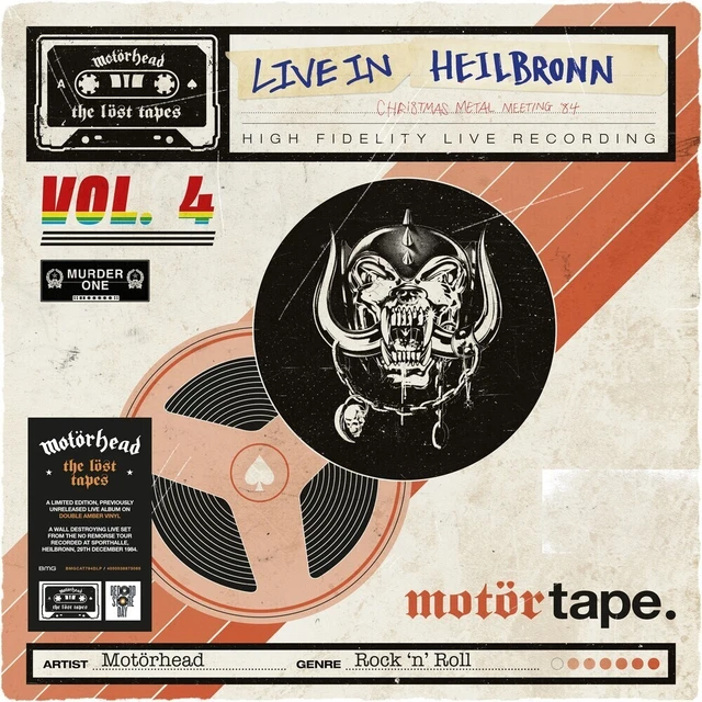 MOTORHEAD The Lost Tapes Vol.4 (Live In Heilbronn 1984) 2xLP Limited ADVANCE