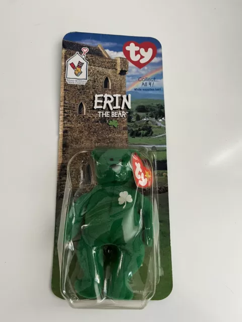 Ty Beanie Baby Erin The Bear 1999 McDonalds Collection