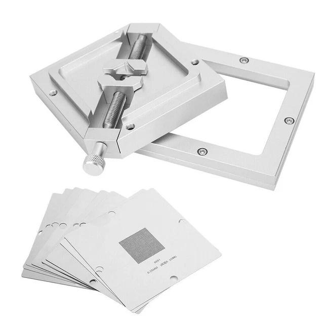 BGA Reballing Rework Station Diagonal Template For Computer CPU Phone Welder Kit