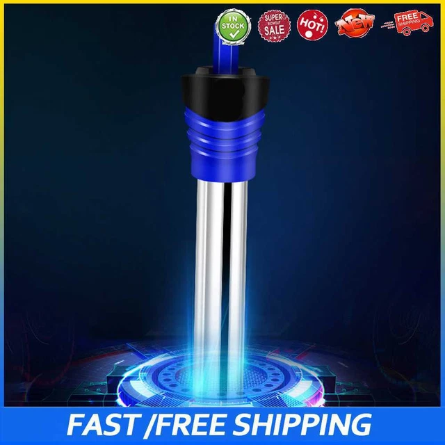 #b Caña calefactora automática de temperatura para pecera de acero inoxidable (500W)